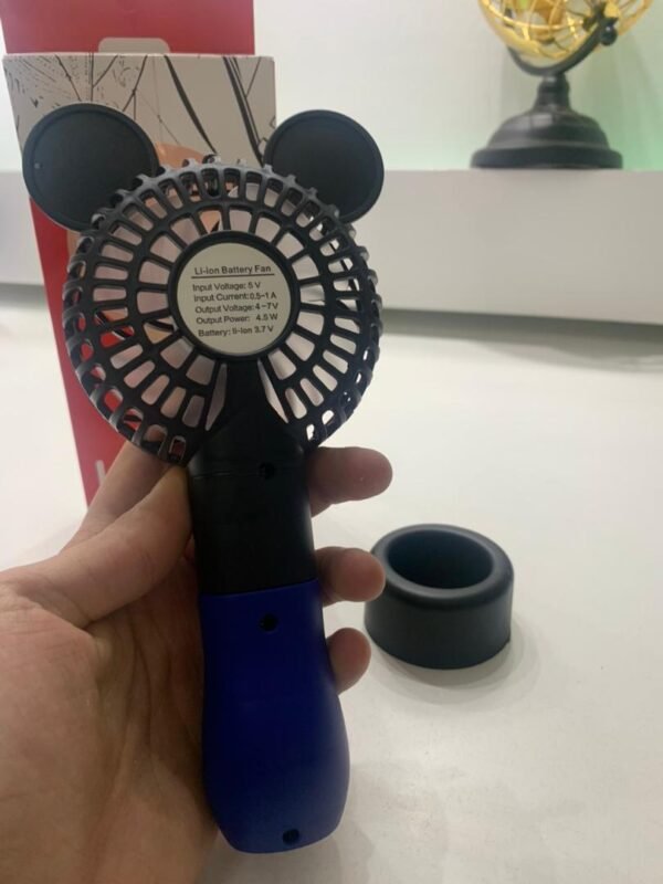 ⁦Mini Ventilateur Portable Silencieux – Idéal Voyage et Extérieur⁩ - الصورة ⁦2⁩