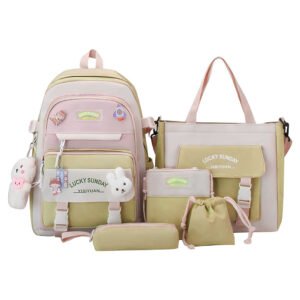 pack Sac à Dos Kawaii Imperméable – Grande Capacité & Multi-Usages