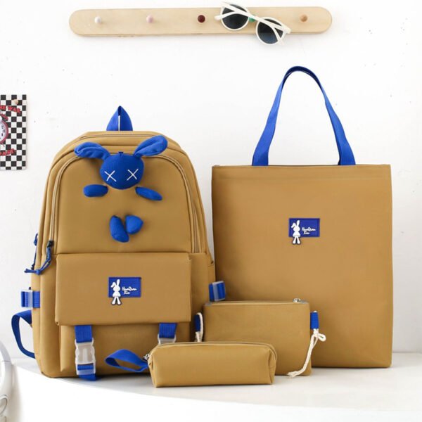 ⁦pack sac à Dos Kawaii Imperméable 45 cm – Grande Capacité et Multi-Poches⁩ - الصورة ⁦4⁩