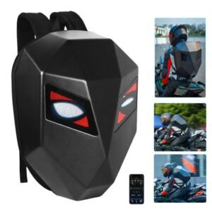 Sac à Dos Moto LED Intelligent – Personnalisable, Robuste & Extensible
