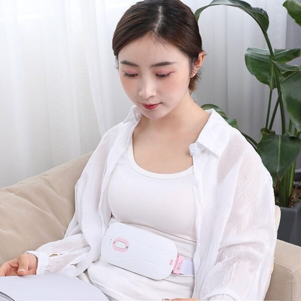 ⁦Ceinture Chauffante Intelligente avec Massage Infrarouge – Soulagement Douleur Lombaire et Menstruelle⁩ - الصورة ⁦2⁩
