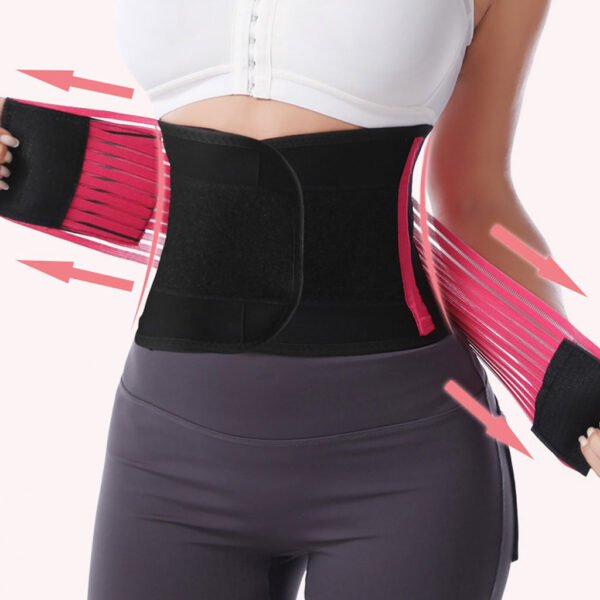 ⁦Ceinture Minceur Femme – Transpiration Sauna & Soutien Dorsal Respirant⁩ - الصورة ⁦4⁩