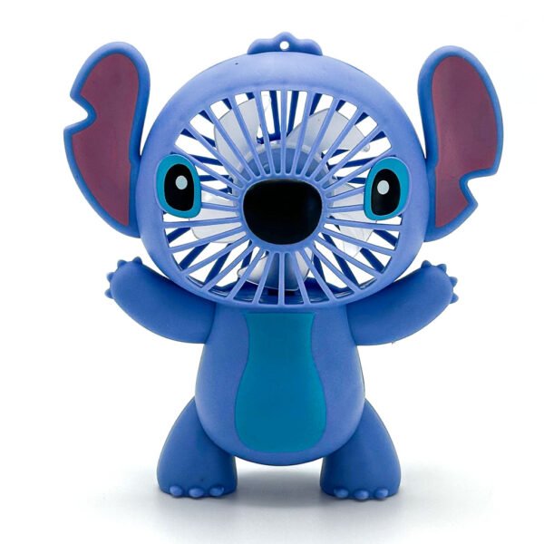 ⁦Mini Ventilateur Portable Stitch – USB & Design Mignon⁩ - الصورة ⁦4⁩
