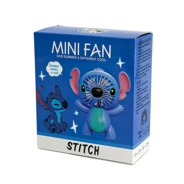 ⁦Mini Ventilateur Portable Stitch – USB & Design Mignon⁩ - الصورة ⁦5⁩