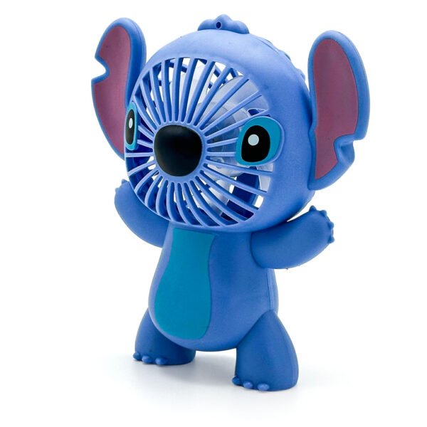 ⁦Mini Ventilateur Portable Stitch – USB & Design Mignon⁩ - الصورة ⁦2⁩