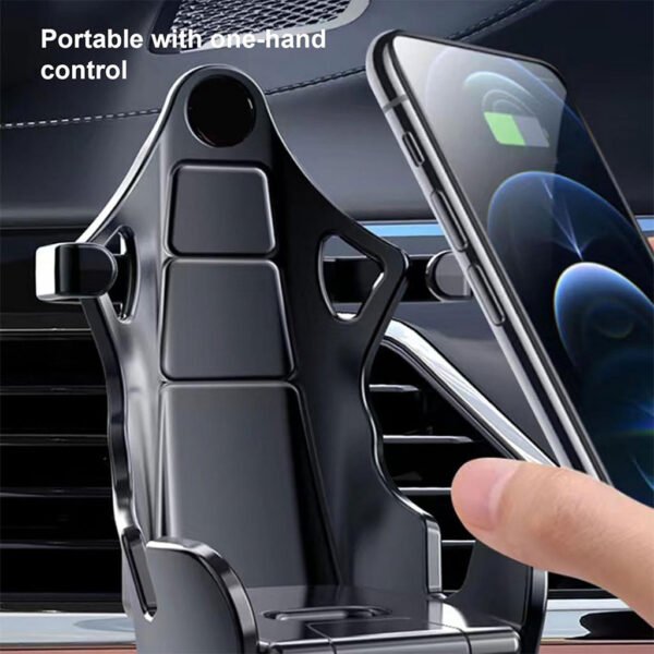 ⁦Support Téléphone Design Siège Racing – Ajustable & Universel⁩ - الصورة ⁦7⁩