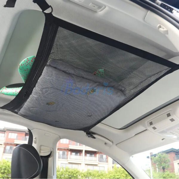 ⁦Filet de Rangement de Plafond pour Voiture – 90 x 64 cm⁩ - الصورة ⁦2⁩
