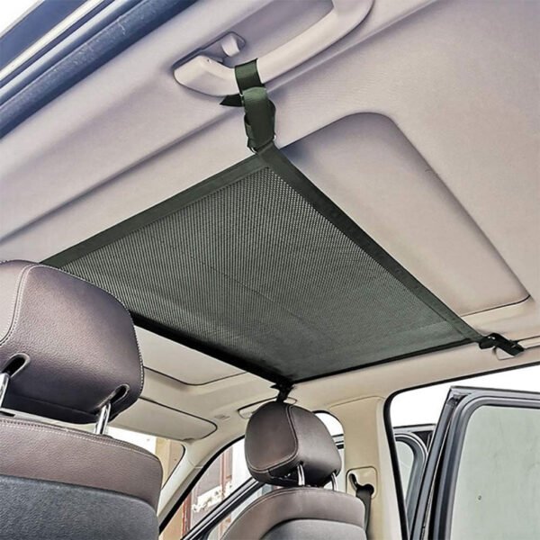⁦Filet de Rangement de Plafond pour Voiture – 90 x 64 cm⁩ - الصورة ⁦8⁩