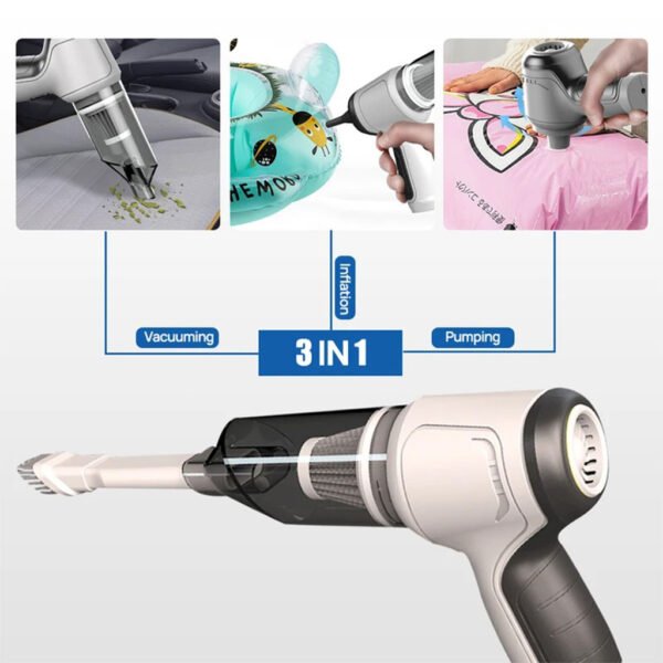 ⁦Aspirateur à Main 3-en-1 Sans Fil – Puissant, Léger et Multifonction⁩ - الصورة ⁦6⁩