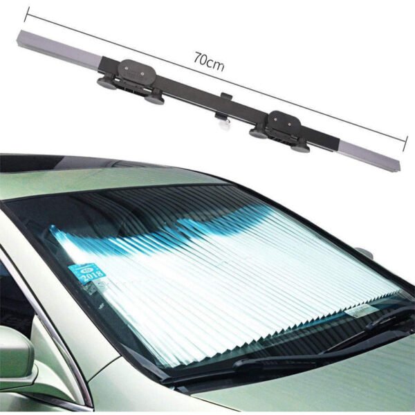 ⁦Pare-Soleil Voiture Réglable Rétractable en Aluminium – Protection UV & Isolation Thermique⁩ - الصورة ⁦5⁩