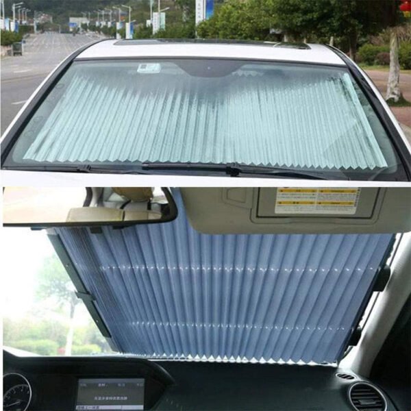 ⁦Pare-Soleil Voiture Réglable Rétractable en Aluminium – Protection UV & Isolation Thermique⁩ - الصورة ⁦8⁩