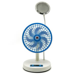 Ventilateur Pliable JR-2022 avec Lumière LED – Rechargeable 3000mAh
