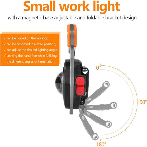 ⁦Mini lampe LED 8-en-1  portable - مصباح صغير متعدد الوظائف⁩ - الصورة ⁦4⁩