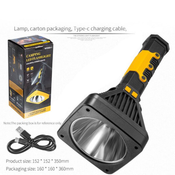 Torche LED avec Power Bank et guirlande RGB de 10 m مصباح طورش مع بطارية خارجية وسلك إضاءة