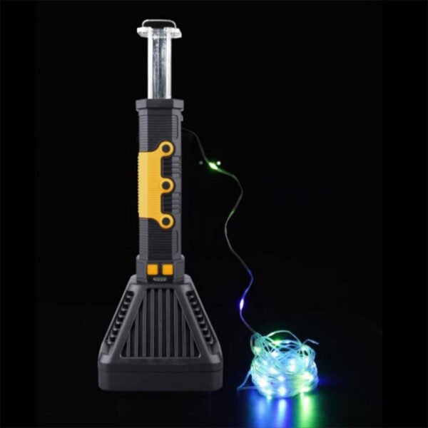 ⁦Torche LED avec Power Bank et guirlande RGB de 10 m مصباح طورش مع بطارية خارجية وسلك إضاءة⁩ - الصورة ⁦4⁩