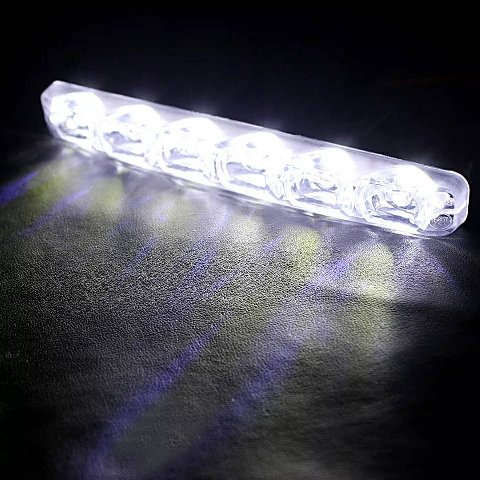 Feux de jour anti-brouillard Haute Puissance pour Voiture – 6 LED Blanches 6000K - الصورة 6
