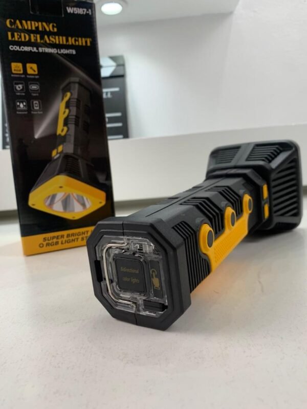 ⁦Torche LED avec Power Bank et guirlande RGB de 10 m مصباح طورش مع بطارية خارجية وسلك إضاءة⁩ - الصورة ⁦11⁩