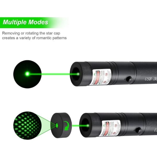 ⁦Laser Haute Puissance Rechargeable 2000m – Multifonction Pro⁩ - الصورة ⁦5⁩