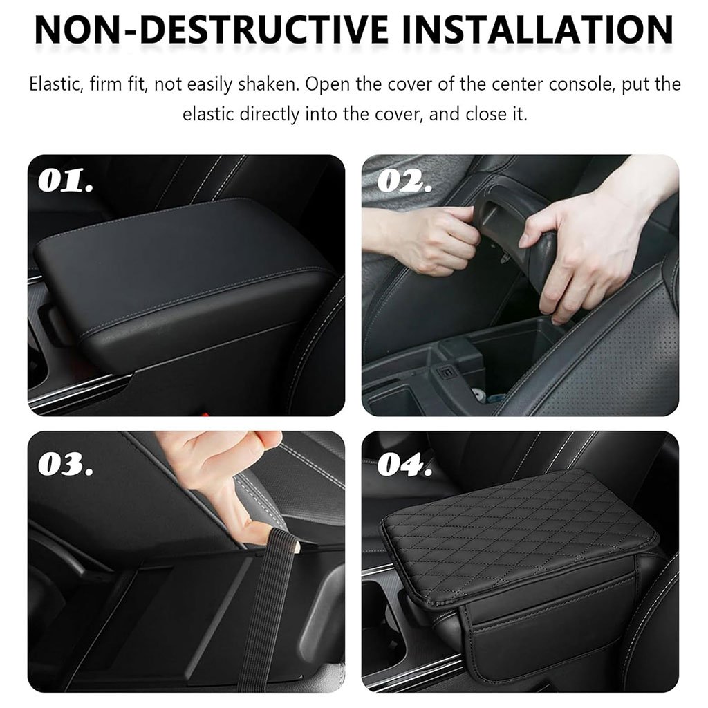 Housse Accoudoir Voiture avec Rangements Latéraux – Confort & Protection - الصورة 8