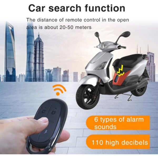⁦Alarme Antivol 110dB avec Télécommande – IP65⁩ - الصورة ⁦4⁩