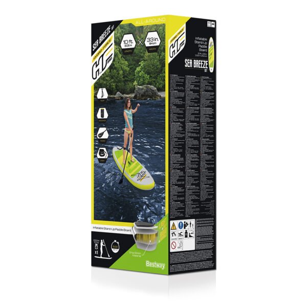 ⁦Planche Paddle Gonflable 305x84 cm avec Pompe Bestway Sea Breeze – لوح تجديف هوائي مع حقيبة ومضخة⁩ - الصورة ⁦3⁩