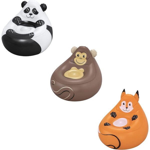 ⁦Fauteuil Gonflable Cozy Critters pour Enfants – 72 x 72 x 64 cm – Bestway 75116 كرسي هوائي للأطفال Cozy Critters – 72 × 72 × 64 سم – بيست واي 75116⁩ - الصورة ⁦3⁩