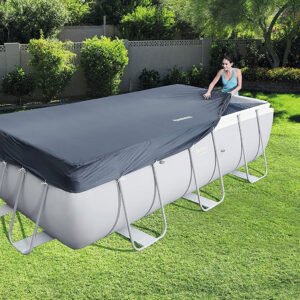 Bâche de Piscine Rectangulaire 412 x 201 cm en Polypropylène Bestway 58232 – غطاء مسبح مستطيل بولي بروبيلين