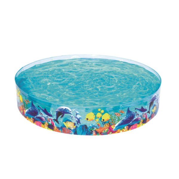 ⁦Piscine Gonflable Transparente Enfants 244 x 46 cm avec Motifs Marins Bestway – مسبح شفاف للأطفال برسومات بحرية⁩ - الصورة ⁦2⁩