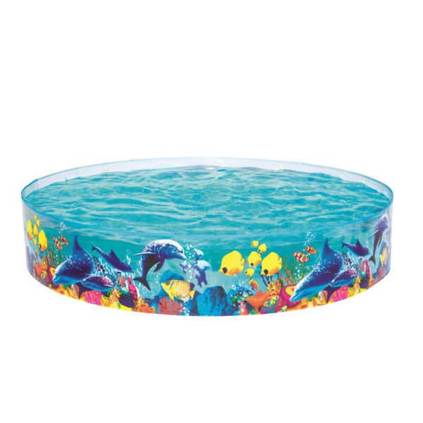 ⁦Piscine Gonflable Transparente Enfants 244 x 46 cm avec Motifs Marins Bestway – مسبح شفاف للأطفال برسومات بحرية⁩ - الصورة ⁦4⁩