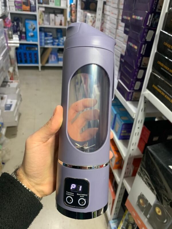 ⁦Mini Blender Portable USB 1500 ml – Presse-Agrumes Rechargeable avec Sécurité Intelligente⁩ - الصورة ⁦4⁩
