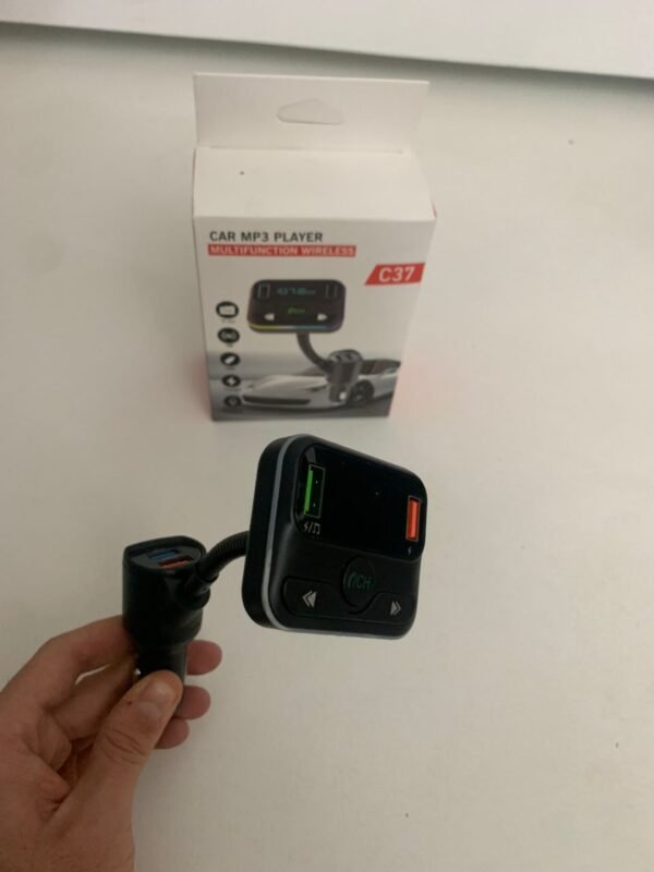 ⁦Transmetteur FM Bluetooth avec Lecteur MP3 et Chargeur USB⁩ - الصورة ⁦4⁩
