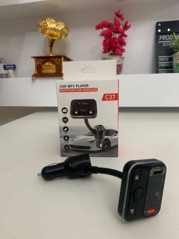 ⁦Transmetteur FM Bluetooth avec Lecteur MP3 et Chargeur USB⁩ - الصورة ⁦6⁩