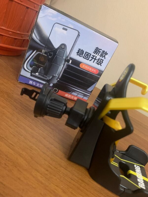 ⁦Support Téléphone Design Siège Racing – Ajustable & Universel⁩ - الصورة ⁦2⁩