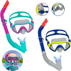 Masque et Tuba Bestway Crusader pour Enfants 7+ – طقم غوص للأطفال من سن 7 سنوات فما فوق
