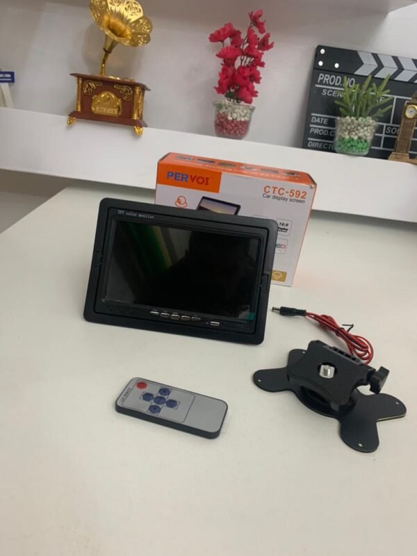 ⁦Moniteur Voiture 7" LCD TFT pour Caméra de Recul – Double Entrée Vidéo⁩ - الصورة ⁦5⁩