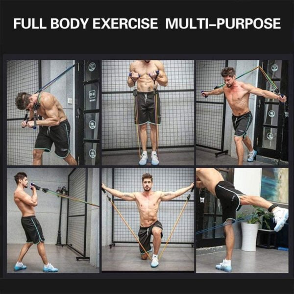 ⁦Bande de Résistance Multifonction – Entraînement Musculation & Rééducation, Portable et Polyvalente⁩ - الصورة ⁦3⁩