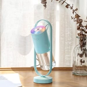 Humidificateur d’Air Portable 200ml LED RGB – Diffusion 360° Silencieuse
