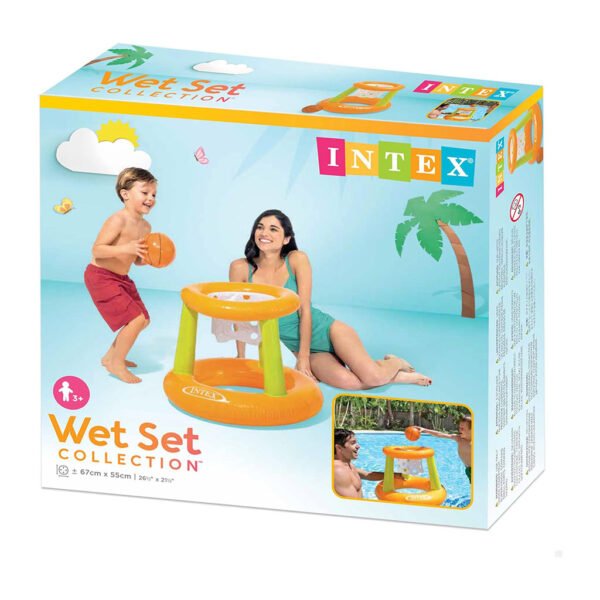 ⁦Jeu de Basket-ball Flottant Gonflable – Intex 58504 | لعبة كرة سلة عائمة قابلة للنفخ⁩ - الصورة ⁦4⁩