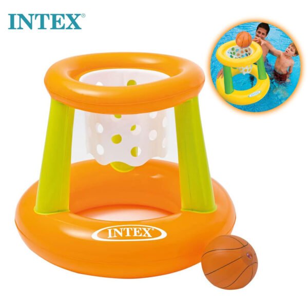 ⁦Jeu de Basket-ball Flottant Gonflable – Intex 58504 | لعبة كرة سلة عائمة قابلة للنفخ⁩ - الصورة ⁦3⁩