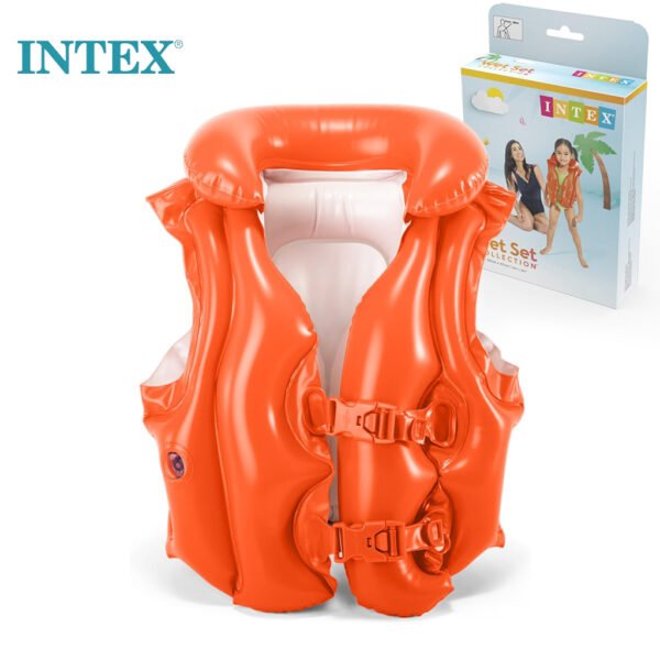 ⁦Gilet de Natation Deluxe pour Enfants – Intex 58671EU | سترة سباحة للأطفال بتصميم فاخر⁩ - الصورة ⁦2⁩