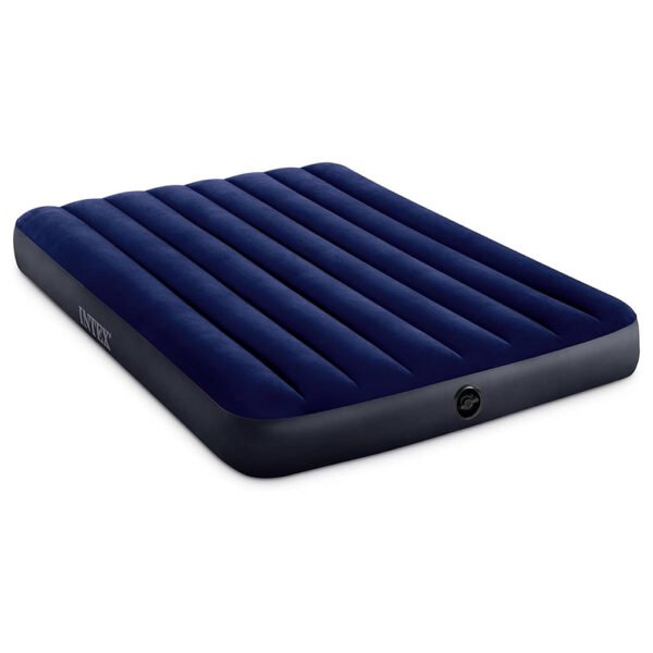 Matelas Gonflable Intex Dura-Beam 64758E – Technologie Fiber-Tech, Grand Format pour 2 Personnes فرشة هوائية من إنتكس بتقنية Fiber-Tech – موديل 64758E، حجم كبير لشخصين