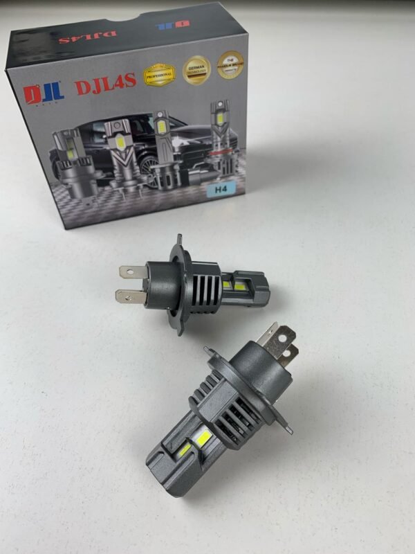 ⁦Ampoules de phares LED H4 6500K – Faisceau Parfait et Ultra-Lumineux⁩ - الصورة ⁦4⁩