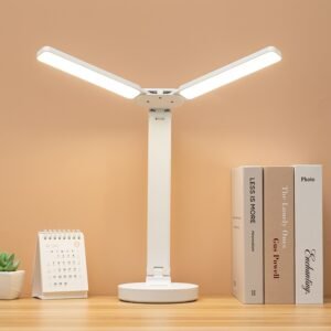 Lampe de Bureau Tactile LED Rechargeable – 3 Couleurs d’Éclairage