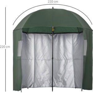 Parasol de Plage avec Paroi Latérale Amovible et Protection UV | مظلة شاطئية مع حاجب خلفي قابل للإزالة وحماية من الأشعة فوق البنفسجية