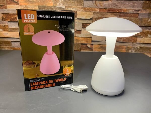 ⁦Lampe de Lecture Rechargeable à 3 Couleurs – Luminosité Réglable et Batterie 1800mAh⁩ - الصورة ⁦2⁩