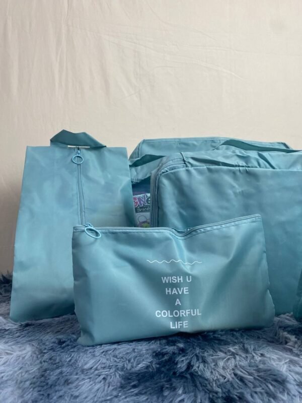 ⁦Organisateurs de Valise 8-en-1 – Cubes de Rangement Compressibles et Étanches⁩ - الصورة ⁦4⁩