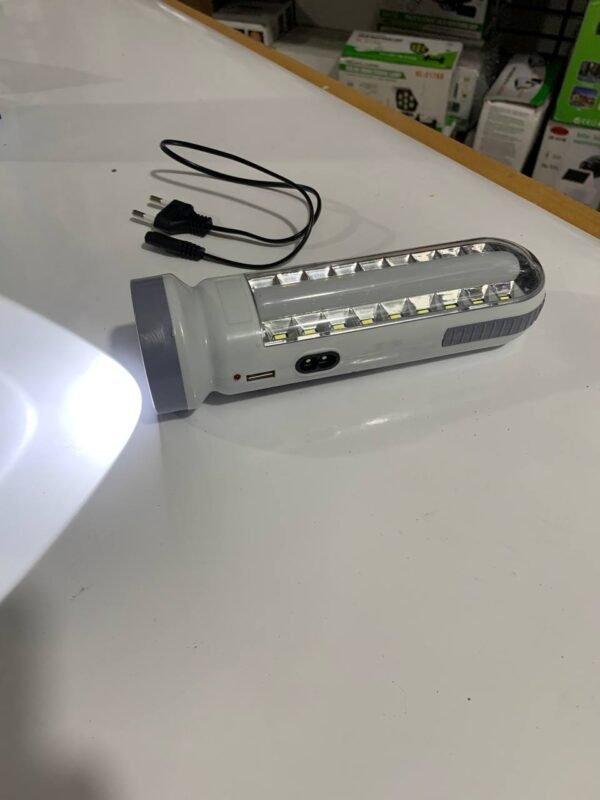 ⁦Lampe LED Solaire Rechargeable – 19 LED, 2 Modes, Batterie 1200 mAh⁩ - الصورة ⁦8⁩