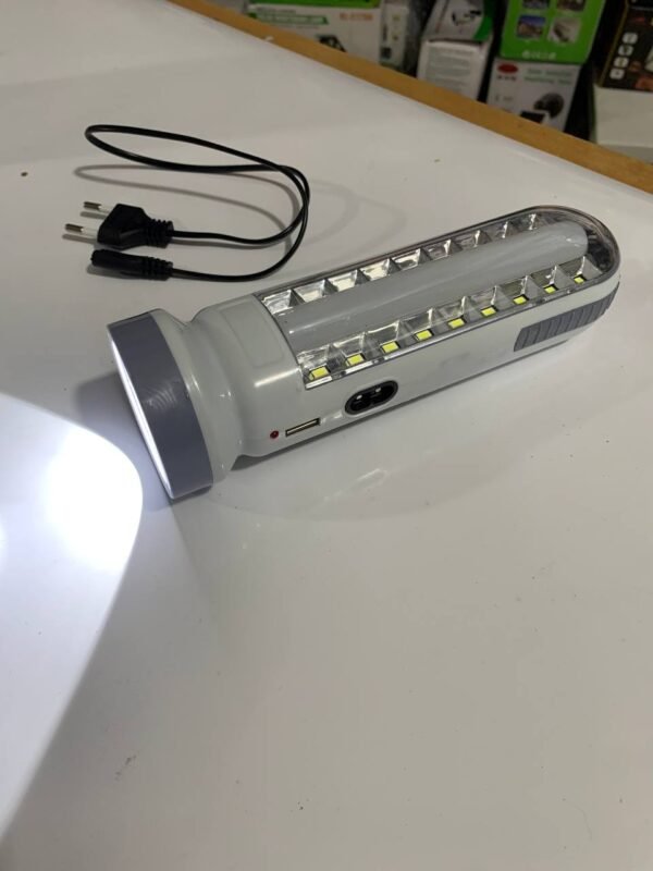 ⁦Lampe LED Solaire Rechargeable – 19 LED, 2 Modes, Batterie 1200 mAh⁩ - الصورة ⁦7⁩
