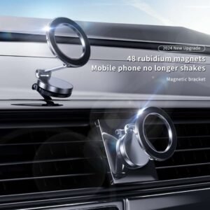 Support de Téléphone MagSafe Pliable pour iPhone – Rotation 360°