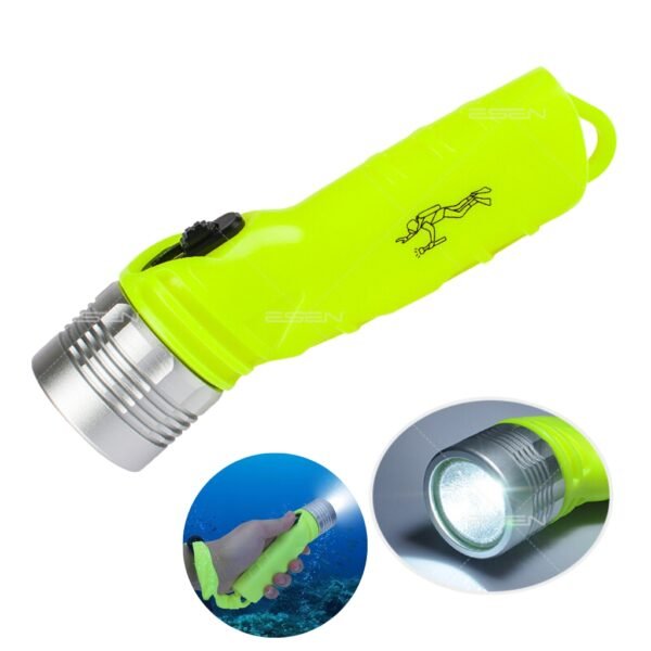 Torche de Plongée Étanche pour Usage Sous-Marin كشاف غطس مقاوم للماء للاستخدام تحت الماء